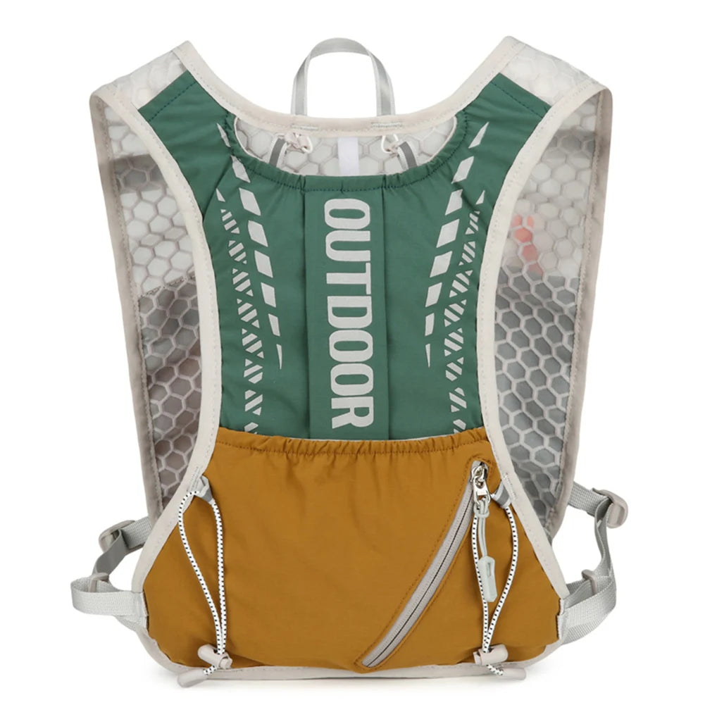 Hydration Running Vest Waterproof Water Bladder Daypack Breathable Outdoors Hydration Pack for Hiking Trail Running