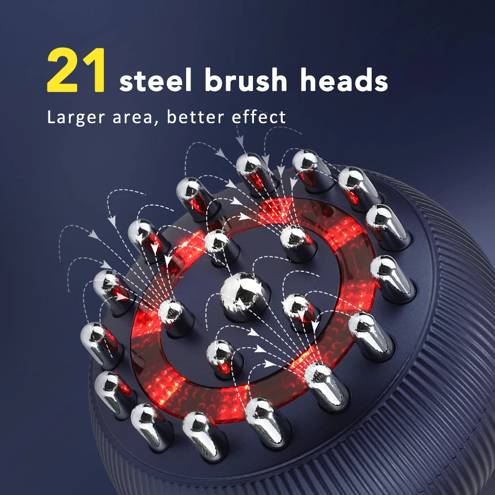 Electric Meridian Body Massage Brush Lymphatic Drainage Machine Microcurrent Anti Cellulite Guasha Physiotherapy Apparatus